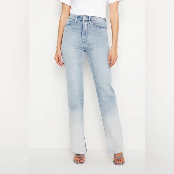 Good American Good Boy Straight Jeans Size 31 - Picture 5 of 12